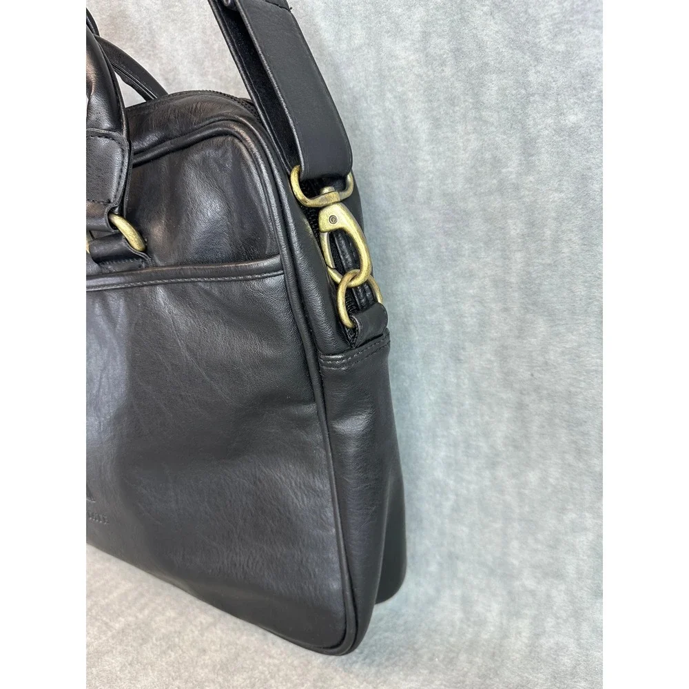 Florida State Seminoles Black Leather Executive Laptop Briefcase Bag FSU‎ Logo